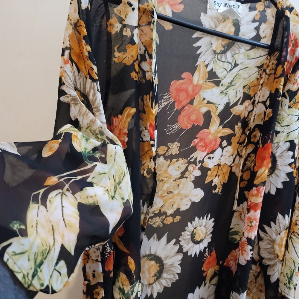 Say What Kimono sz L